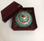 خاویار خوری فیروزه کوبی مسی 1500 گرمی - Image 2