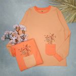 بلوز دخترانه طرح گل در جیب | بچگانه (6 تایی)