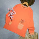 بلوز دخترانه طرح گل در جیب | بچگانه (6 تایی) - Image 4