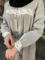 مانتو تابستانه نخی دخترانه - Image 2